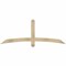 Ekena Millwork Bellingham Rough Sawn Timber Gable Bracket, Douglas Fir, 72"W x 27"H x 2"D x 4"F, 9/12 Pitch GBW072X27X0204BEL00RDF - alternate 1